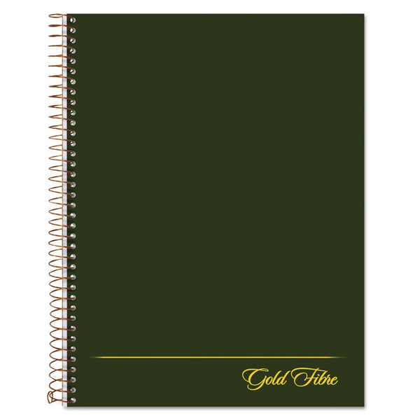 Ampad® Gold Fibre Wirebound Project Notes Book, 1-Subject, Project-Management Format, Green Cover, (84) 9.5 x 7.25 Sheets (TOP20816)