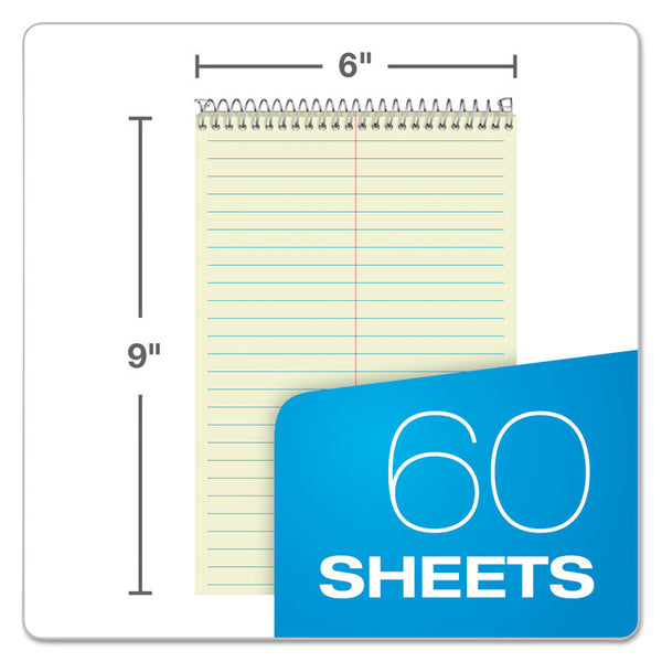 Ampad® Steno Pads, Gregg Rule, Tan Cover, 60 Green-Tint 6 x 9 Sheets (TOP25270)