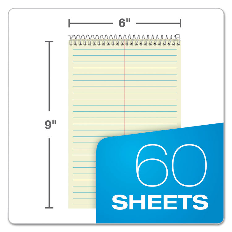 Ampad® Steno Pads, Gregg Rule, Tan Cover, 60 Green-Tint 6 x 9 Sheets (TOP25270) Each