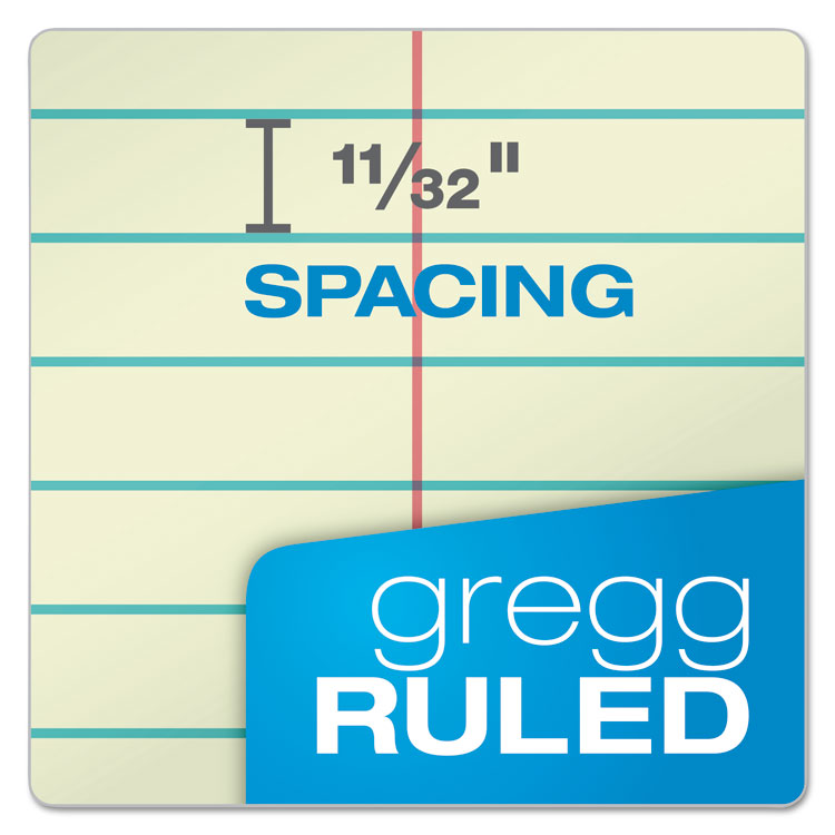 Ampad® Steno Pads, Gregg Rule, Tan Cover, 60 Green-Tint 6 x 9 Sheets (TOP25270) Each