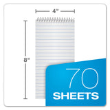 Ampad® Earthwise by Ampad Recycled Reporter's Notepad, Gregg Rule, White Cover, 70 White 4 x 8 Sheets (TOP25280) Each