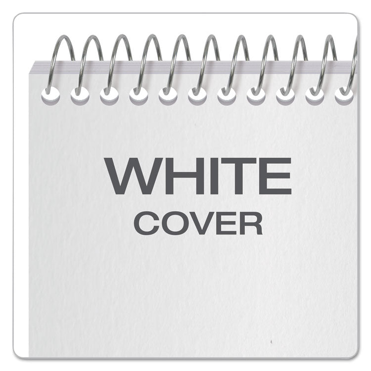 Ampad® Earthwise by Ampad Recycled Reporter's Notepad, Gregg Rule, White Cover, 70 White 4 x 8 Sheets (TOP25280)