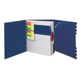 Ampad® Versa Crossover Notebook, 3-Subject, Wide/Legal Rule, Navy Cover, (60) 11 x 8.5 Sheets (TOP25634) Each