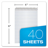 Ampad® Memo Pads, Narrow Rule, Assorted Cover Colors, 40 White 4 x 6 Sheets, 3/Pack (TOP45094) Pack of 3