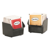 Mind Reader Baggy Nine-Drawer Tea Bag and Accessory Holder, 10.24 x 4.33 x 13.11, Black (EMSTBORGBLK) Each