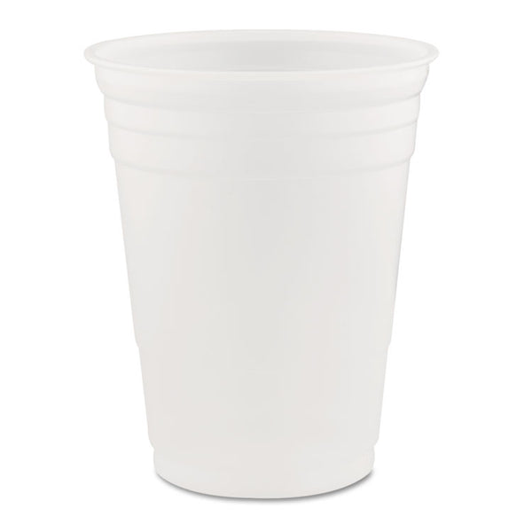 Dart® SOLO Party Plastic Cold Drink Cups, 16 oz, 50/Sleeve, 20 Sleeves/Carton (DCCP16) Case of 1000