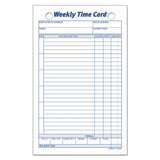 TOPS™ Weekly Employee Time Cards, One Side, 4.25 x 6.75, 100/Pack (TOP3016) Pack of 100