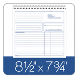 TOPS™ Bill for Services Rendered Book, Two-Part Carbonless, 8.5 x 7.75, 50 Forms Total (TOP4133) Each