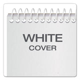 TOPS™ Reporter’s Notepad, Wide/Legal Rule, White Cover, 70 White 4 x 8 Sheets, 12/Pack (TOP8030) Pack of 12