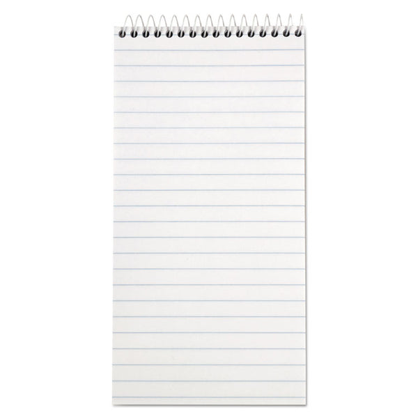 TOPS™ Reporter’s Notepad, Wide/Legal Rule, White Cover, 70 White 4 x 8 Sheets, 12/Pack (TOP8030) Pack of 12