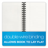 TOPS™ Royale Wirebound Business Notebooks, 1-Subject, Medium/College Rule, Black/Gray Cover, (96) 10.5 x 8 Sheets (TOP25331) Each