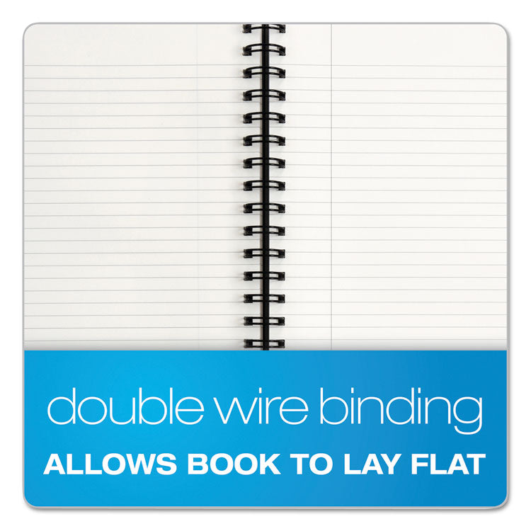 TOPS™ Royale Wirebound Business Notebooks, 1-Subject, Medium/College Rule, Black/Gray Cover, (96) 10.5 x 8 Sheets (TOP25331) Each