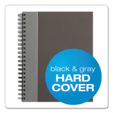 TOPS™ Royale Wirebound Business Notebooks, 1-Subject, Medium/College Rule, Black/Gray Cover, (96) 10.5 x 8 Sheets (TOP25331) Each