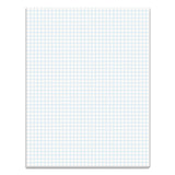 TOPS™ Quadrille Pads, Quadrille Rule (4 sq/in), 50 White 8.5 x 11 Sheets (TOP33041) Each