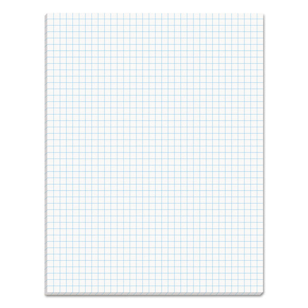 TOPS™ Quadrille Pads, Quadrille Rule (4 sq/in), 50 White 8.5 x 11 Sheets (TOP33041) Each