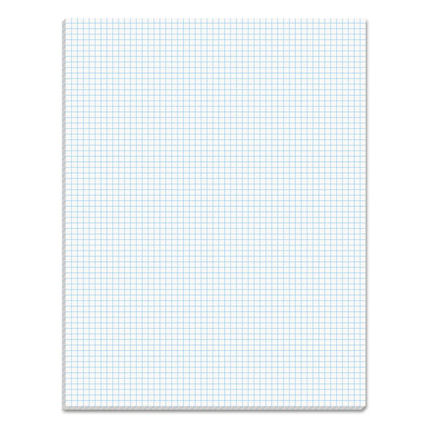 TOPS™ Quadrille Pads, Quadrille Rule (6 sq/in), 50 White 8.5 x 11 Sheets (TOP33061)