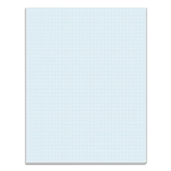 TOPS™ Quadrille Pads, Quadrille Rule (10 sq/in), 50 White 8.5 x 11 Sheets (TOP33101) Each