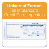 TOPS™ Credit Card Sales Slip, Three-Part Carbonless, 7.78 x 3.25, 100 Forms Total (TOP38538) Pack of 100