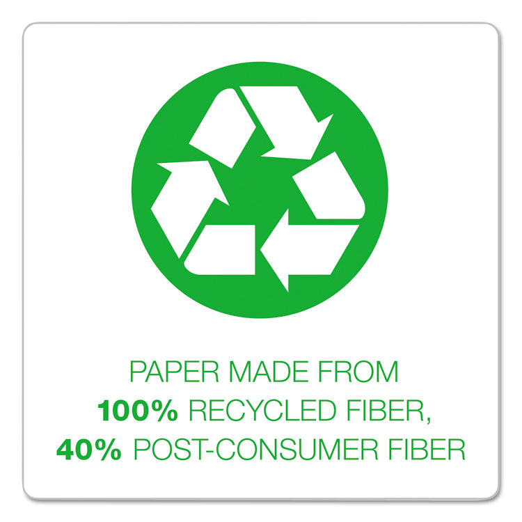 TOPS™ Second Nature Single Subject Wirebound Notebooks, Narrow Rule, Green Cover, (80) 8 x 5 Sheets (TOP74108) Each