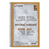 TOPS™ Second Nature Single Subject Wirebound Notebooks, Medium/College Rule, Light Blue Cover, (80) 9.5 x 6 Sheets (TOP74109) Each