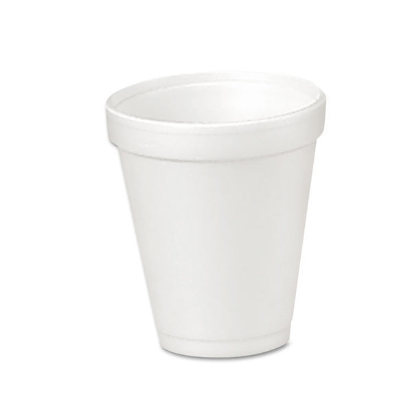 Dart® Foam Drink Cups, 4 oz, 50/Bag, 20 Bags/Carton (DCC4J4)