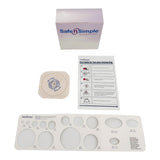 Safe n Simple™ Ostomy Barrier Trim to Fit, Standard Wear Flexible Tape 45 mm Flange Up to 1-1/4 Inch Opening 4-1/2 X 4-1/2 Inch (1245141_BX) 10/BX