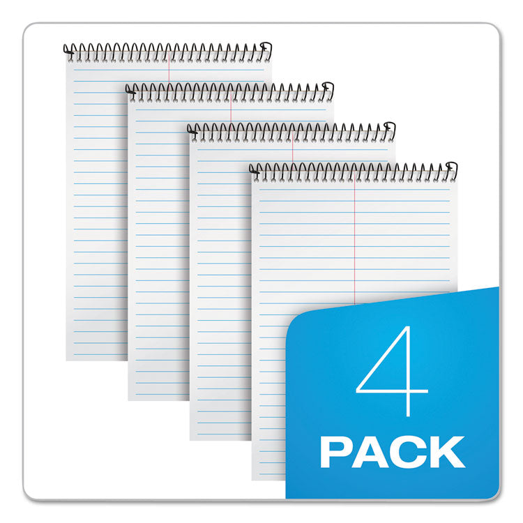 TOPS™ Second Nature Recycled Notepads, Gregg Rule, Brown Cover, 70 White 6 x 9 Sheets (TOP74690) Each