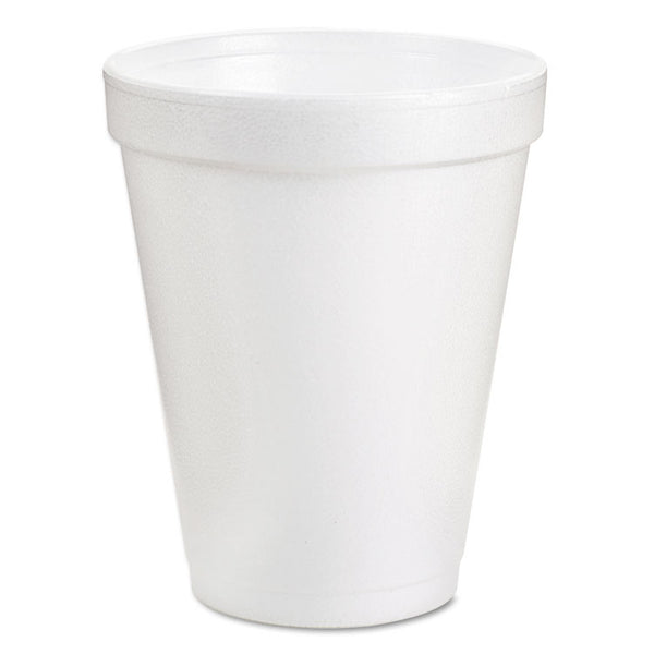 Dart® Foam Drink Cups, 6 oz, White, 25/Bag, 40 Bags/Carton (DCC6J6)