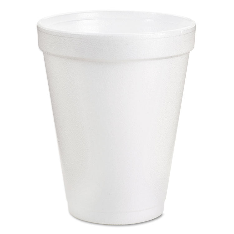 Dart® Foam Drink Cups, 6 oz, White, 25/Bag, 40 Bags/Carton (DCC6J6) Case of 1000