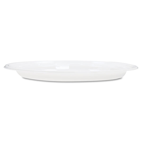 Dart® Famous Service Plastic Dinnerware, Plate, 6" dia, White, 125/Pack, 8 Packs/Carton (DCC6PWF)