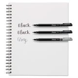 Sharpie® Brush Tip Pens, Fine Brush Tip, Black, Dozen (SAN2011280)