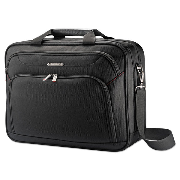 Samsonite® Xenon 3 Toploader Briefcase, Fits Devices Up to 15.6", Polyester, 16.5 x 4.75 x 12.75, Black (SML894331041) Each