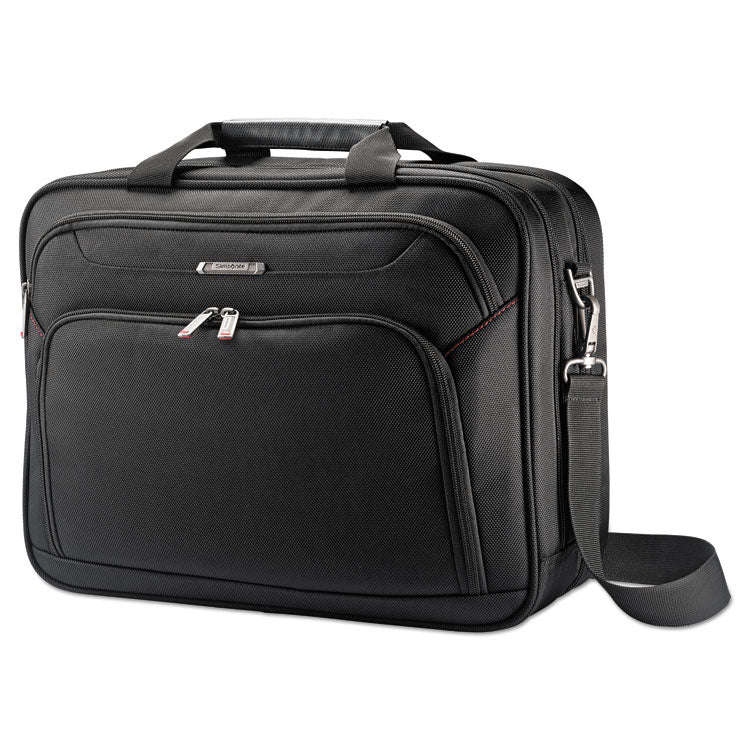 Samsonite® Xenon 3 Toploader Briefcase, Fits Devices Up to 15.6", Polyester, 16.5 x 4.75 x 12.75, Black (SML894331041) Each