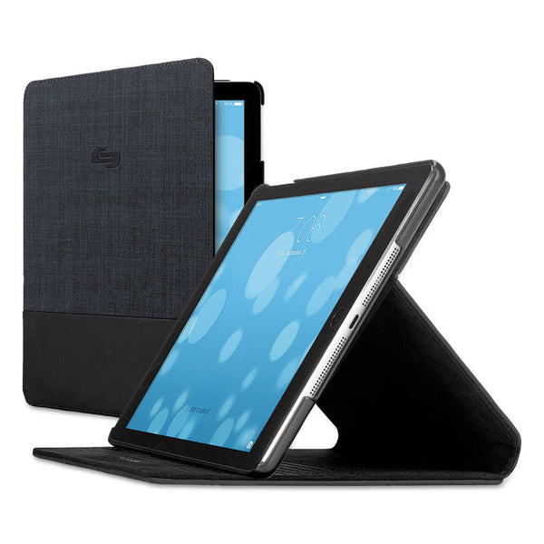 Solo Velocity Slim Case for iPad Air, Navy/Black (USLIPD20265) Each