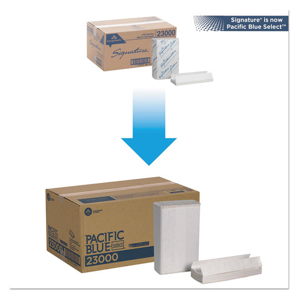 Georgia Pacific® Professional Pacific Blue Select C-Fold Paper Towels, 2-Ply, 10.1 x 12.7, White, 120/Pack, 12 Packs/Carton (GPC23000) Case of 1440
