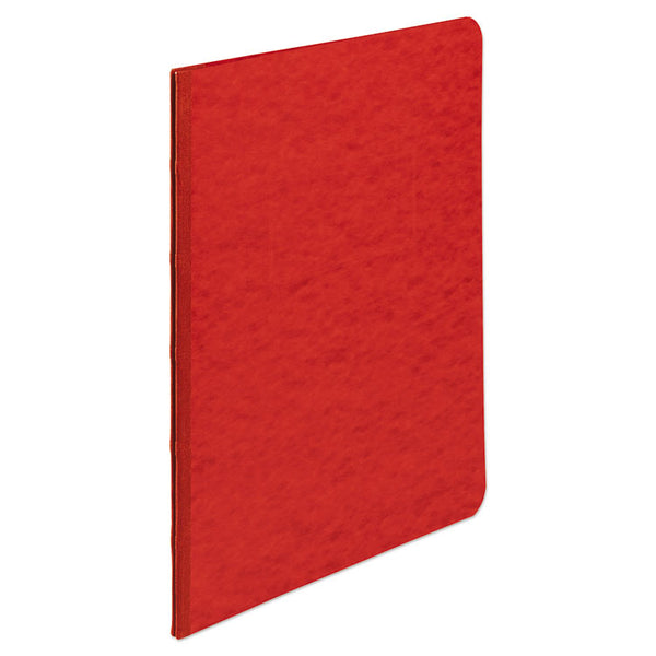 ACCO Pressboard Report Cover with Tyvek Reinforced Hinge, Two-Piece Prong Fastener, 3" Capacity, 8.5 x 11, Red/Red (ACC25978)