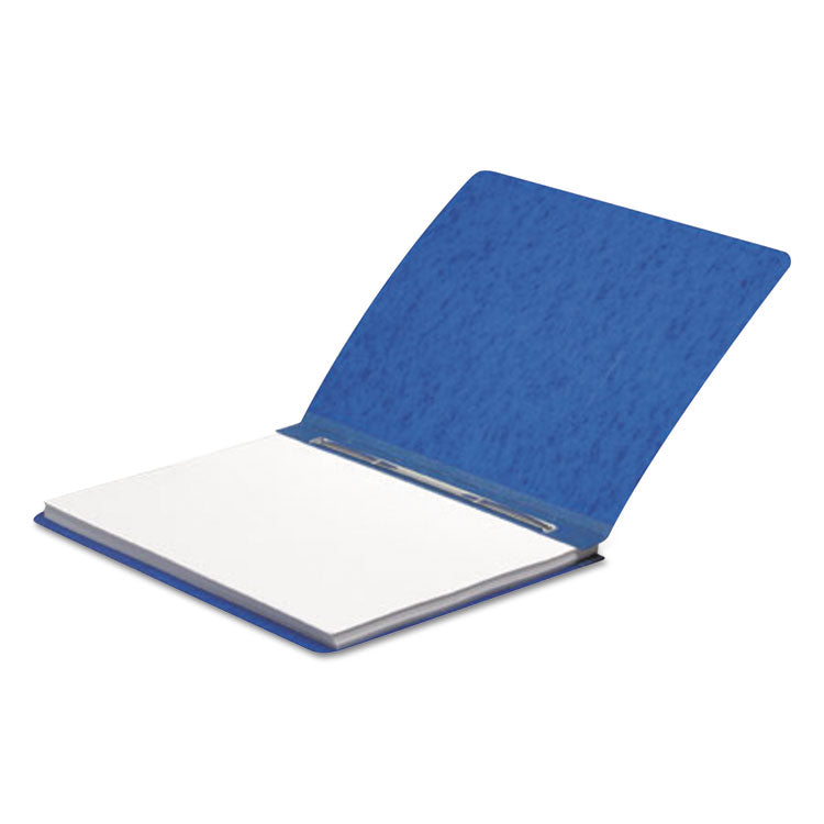 ACCO PRESSTEX Report Cover with Tyvek Reinforced Hinge, Side Bound, Two-Piece Prong Fastener, 3" Capacity, 8.5 x 11, Dark Blue (ACC25073)