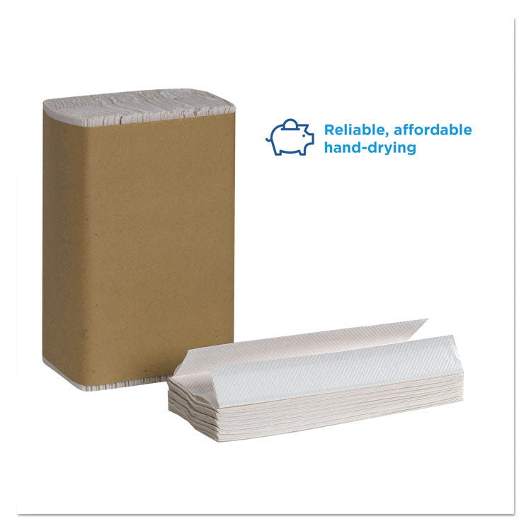 Georgia Pacific® Professional Pacific Blue Basic C-Fold Paper Towel, 1-Ply, 10.1 x 12.7, White, 240/Pack, 10 Packs/Carton (GPC25190) Case of 2400