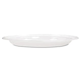 Dart® Famous Service Plastic Dinnerware, Plate, 9", White, 125/Pack, 4 Packs/Carton (DCC9PWF)
