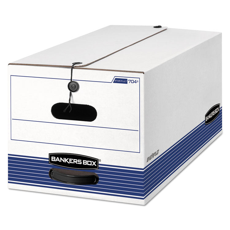 Bankers Box® STOR/FILE Medium-Duty Strength Storage Boxes, Letter Files, 12" x 24.13" x 10.25", White, 20/Carton (FEL0070409) Case of 20