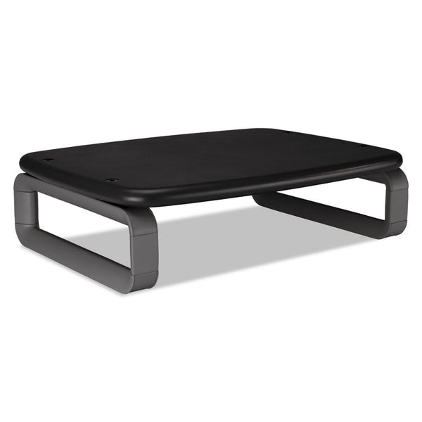 Kensington® Monitor Stand with SmartFit, For 24" Monitors, 15.5" x 12" x 3" to 6", Black/Gray, Supports 80 lbs (KMW60089)