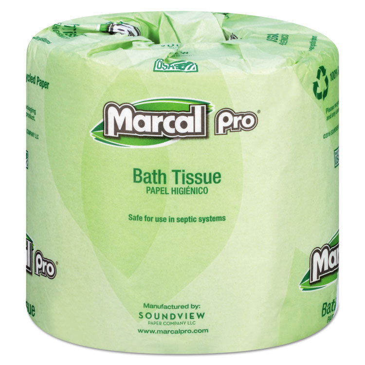 Marcal PRO™ 100% Recycled Bathroom Tissue, Septic Safe, 2-Ply, White, 240 Sheets/Roll, 48 Rolls/Carton (MRC3001)