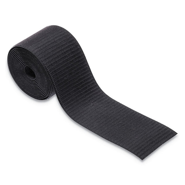 D-Line® Cable Grip Strip, 3" Wide x 10 ft Long, Black (DLNCGS3B)