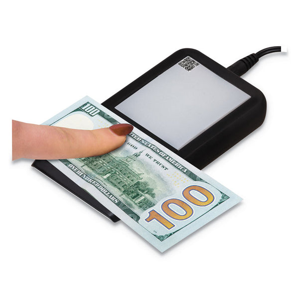 Dri-Mark® FlashTest Counterfeit Detector, MICR; UV Light; Watermark, U.S. Currency, 2.5 x 4.5 x 0.8, Black (DRI351FT) Each
