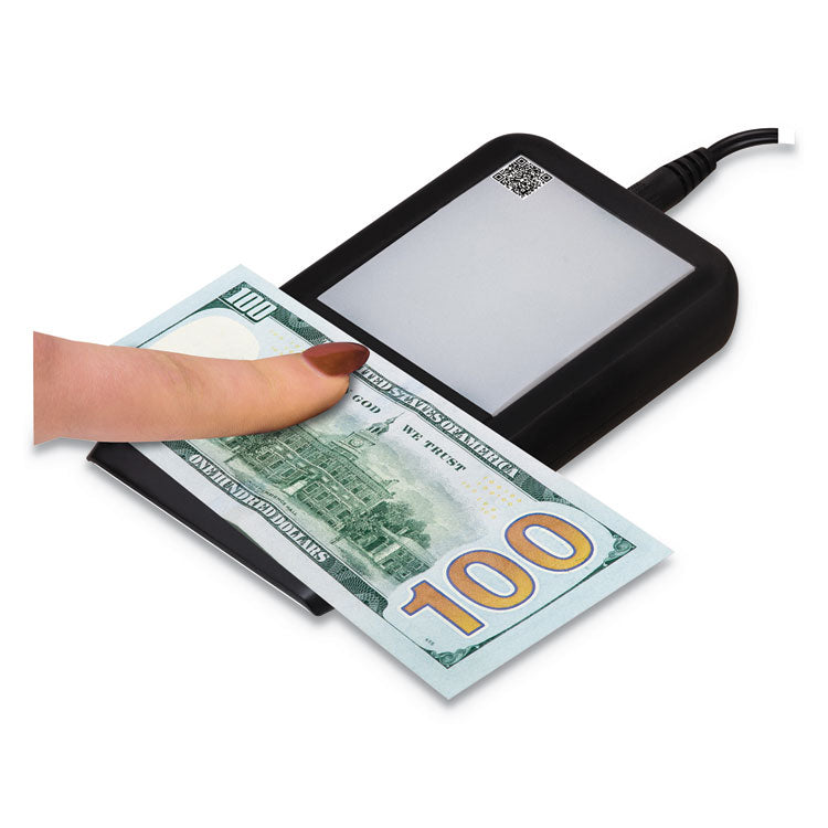 Dri-Mark® FlashTest Counterfeit Detector, MICR; UV Light; Watermark, U.S. Currency, 2.5 x 4.5 x 0.8, Black (DRI351FT) Each