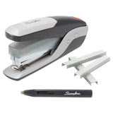 Swingline® Quick Touch Stapler Value Pack, 28-Sheet Capacity, Black/Silver (SWI64580)