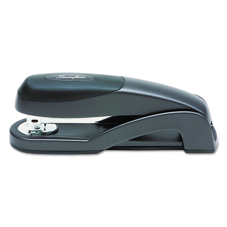 Swingline® Optima Full Strip Desk Stapler, 25-Sheet Capacity, Graphite Black (SWI87800)