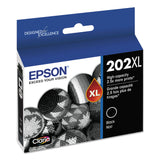 Epson® T202XL120-S (202XL) Claria High-Yield Ink, 550 Page-Yield, Black (EPST202XL120S) Each