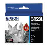 Epson® T312XL120-S (312XL) Claria High-Yield Ink, 500 Page-Yield, Black (EPST312XL120S) Each