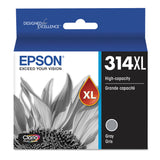 Epson® T314XL720-S (314XL) Claria High-Yield Ink, 830 Page-Yield, Gray (EPST314XL720S) Each